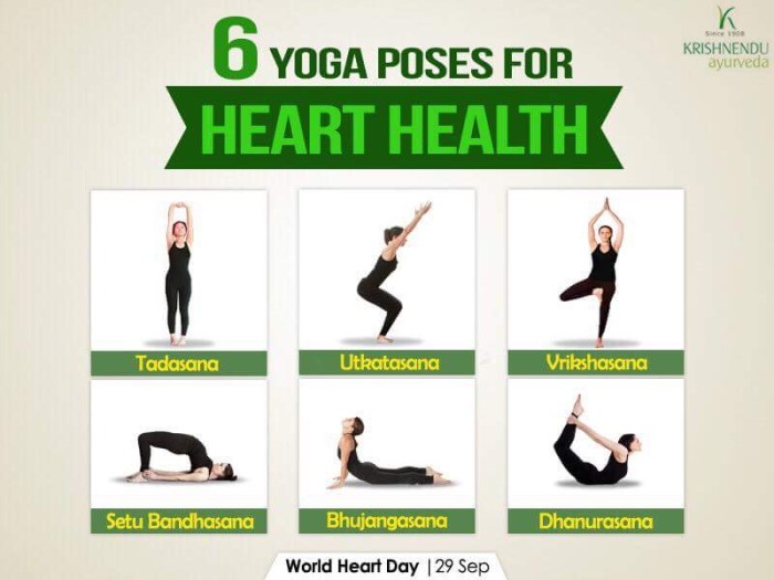 Yoga poses to reduce heart rate